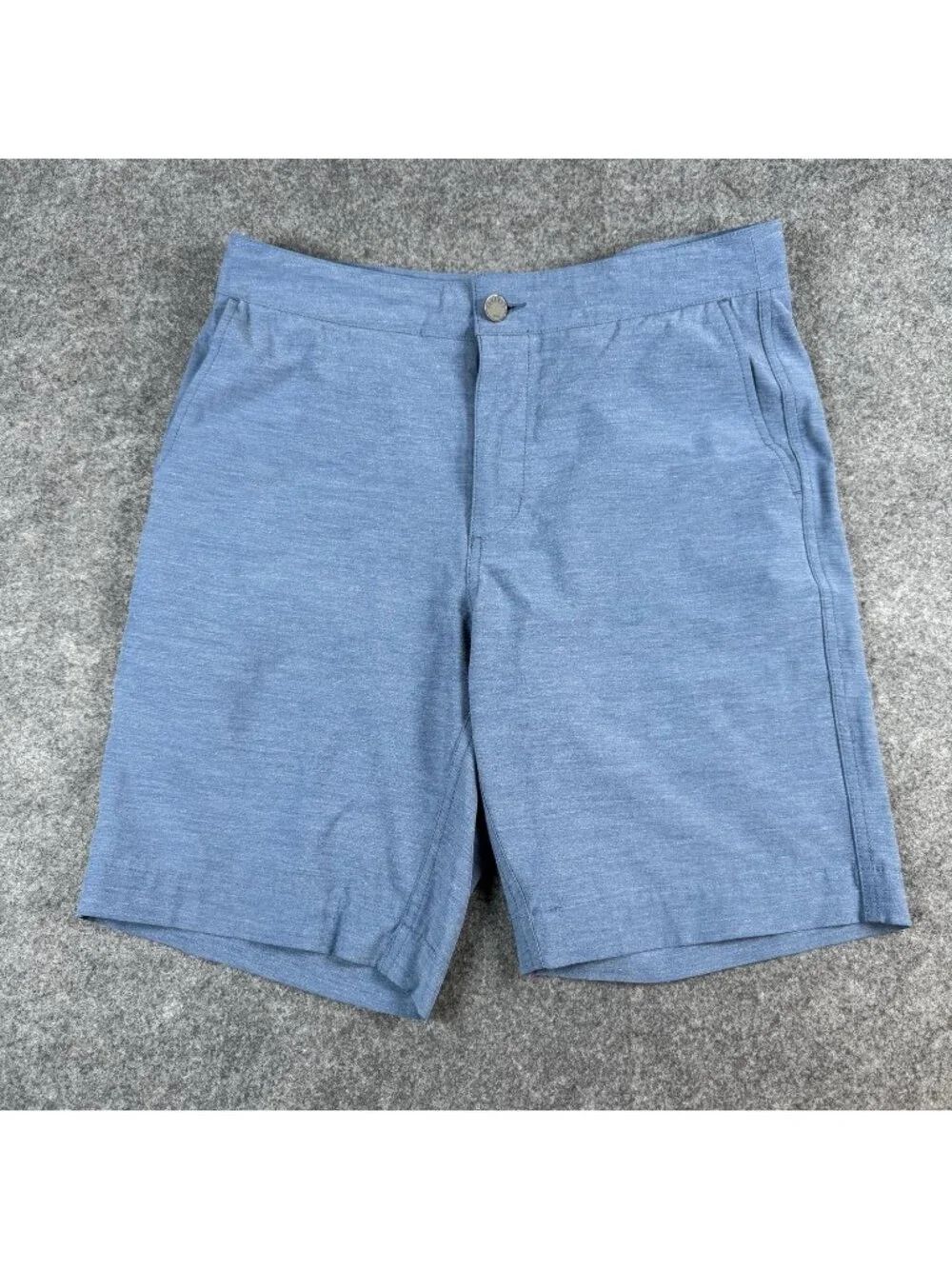 Faherty All Day Shorts Mens Size 31 Blue Drawstring Chino Stretch Summer Casual